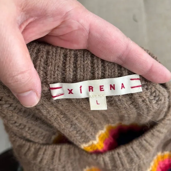 Xirena Simone Apres Ski Alpaca Knit Rainbow Sweater